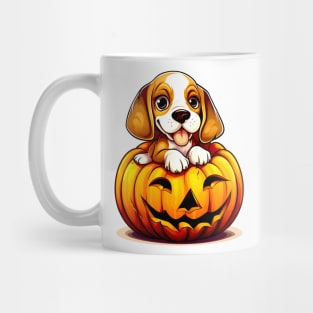 Beagle Dog inside Pumpkin #2 Mug